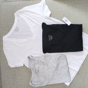 3 V Neck T shirts, Banana Republic Xxs